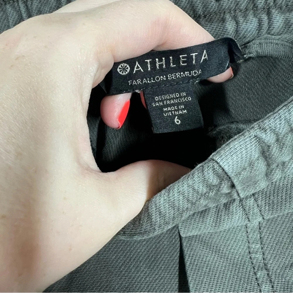 Athleta Dark Grey Farallon Burmuda Shorts‎